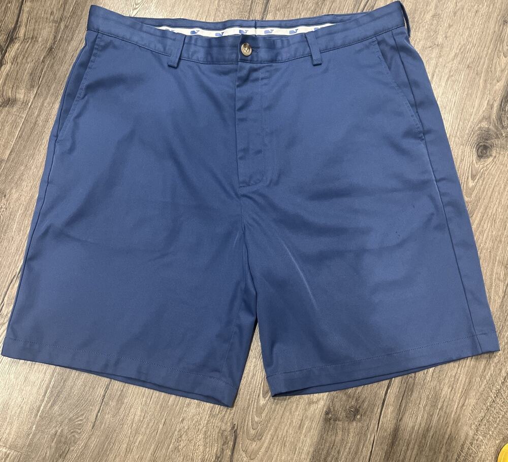 Vineyard Vines Shorts Men's 38 Links Short Golf 8” Inseam Blue